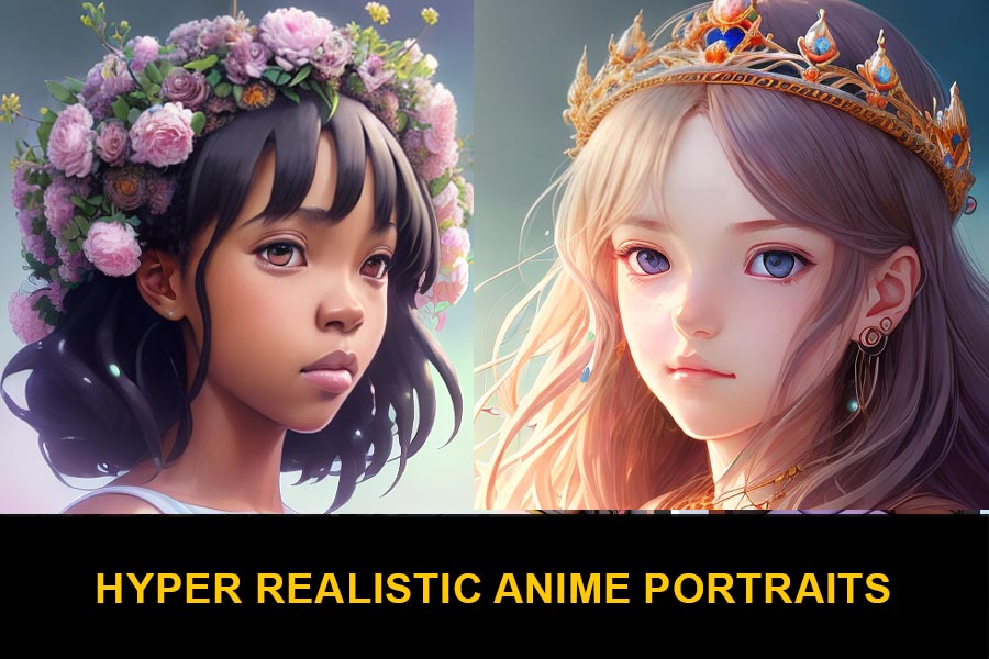 Stable Diffusion Prompts Generator Hyper Realistic Anime Portraits