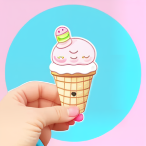 Cute Kawaii Stickers Of Anything Stable Diffusion Prompt