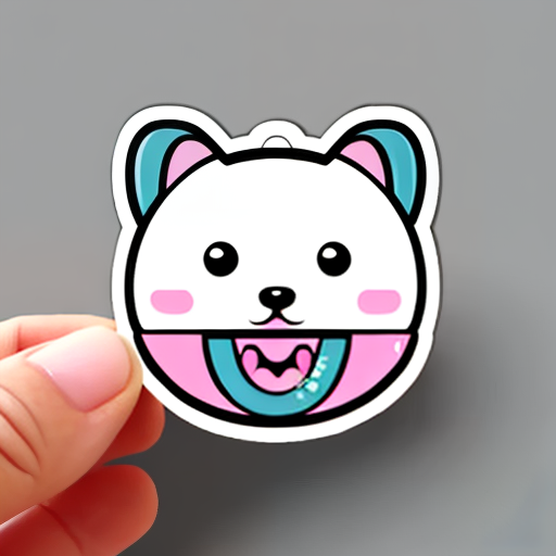 The prompt: Die-cut sticker, Cute kawaii flower character sticker, white background, illustration minimalism, vector, pastel colors